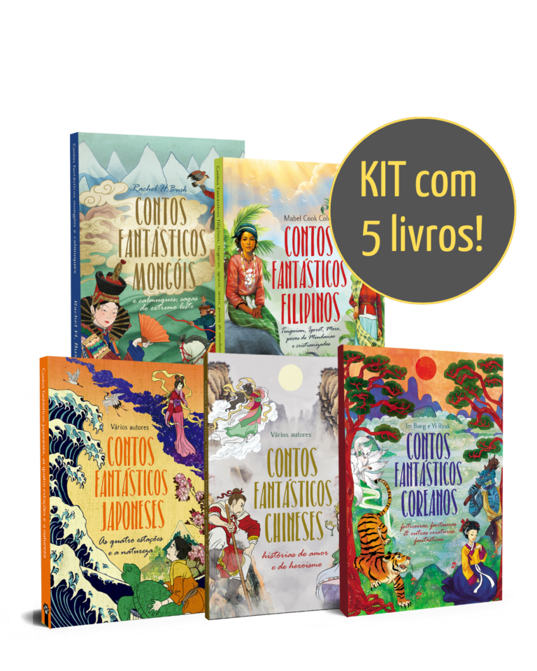 kit: 5 livros contos fantásticos
