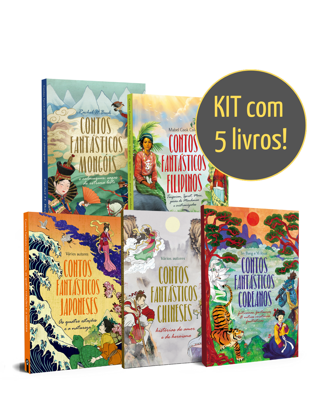 kit: 5 livros contos fantásticos