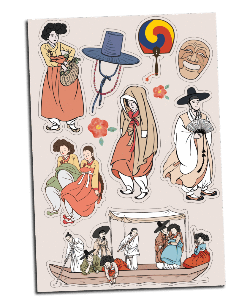 Joseon (cartela de adesivos)